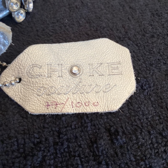 NWT Choke couture dog collar one of a kind 28 inch with Citrine stones brand new - Picture 2 of 6
